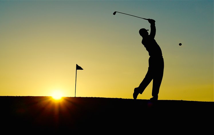 Golf at Sunset