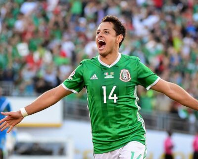 Team Mexico player celebrates