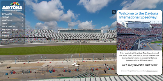 daytona virtual tour